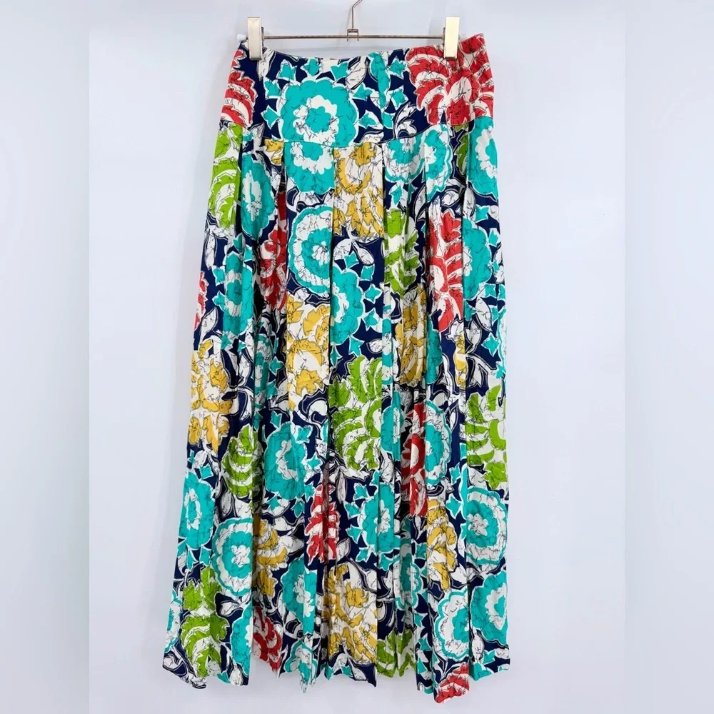 COUNTERPARTS Vintage 90s Floral Midi Skirt NWT Made In USA